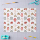 Cozy Pajamas Boho Babyshower Pattern Tissuepapier (Craft)