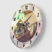 Cozy Parlor met ventilator Petal Lamp Grote Klok (Hoek)