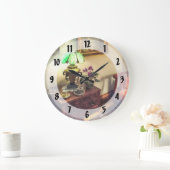 Cozy Parlor met ventilator Petal Lamp Grote Klok (Huis)