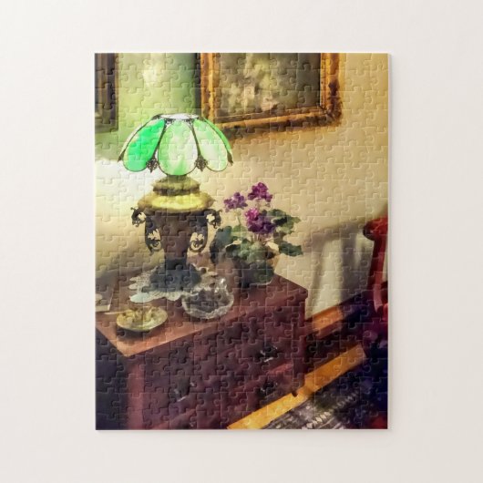 Cozy Parlor met ventilator Petal Lamp Legpuzzel (Verticaal)