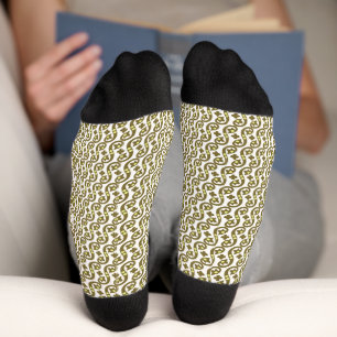 Cozy Pattern Crew Sokken – Zachte Stijlvolle Comfo