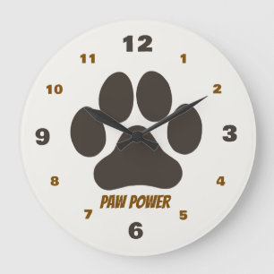 Cozy Paws Collectie Beige Grote Klok