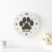 Cozy Paws Collectie Beige Grote Klok (Huis)