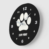 Cozy Paws Collectie Zwart Grote Klok (Hoek)