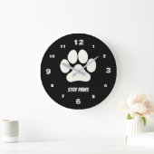 Cozy Paws Collectie Zwart Grote Klok (Huis)