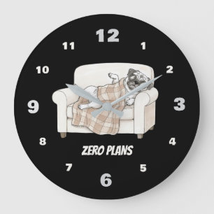 Cozy Paws Collectie Zwart Grote Klok