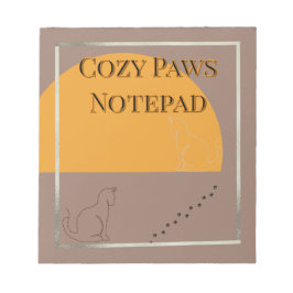 Cozy Paws Notepad Notitieblok