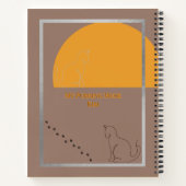 Cozy Paws Spiral Artist Sketch Hardcover Notebook Notitieboek (Achterkant)