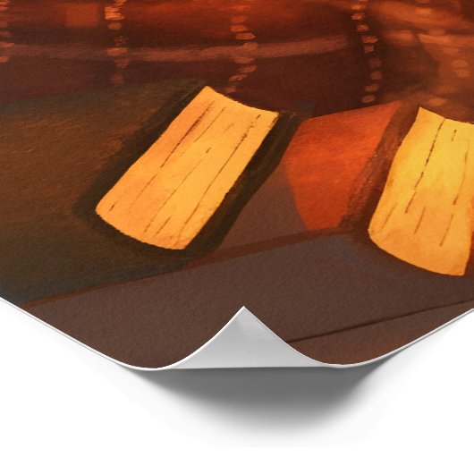 Cozy Penguin Reading Nursery Wall Art Print Poster (Hoek)