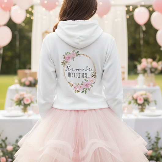 Cozy Personalized Keepsake for Your Bridesmaids Hoodie