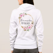 Cozy Personalized Keepsake for Your Bridesmaids Hoodie (Achterkant)