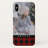 Cozy plaid en foto Case-Mate iPhone case (Achterkant)