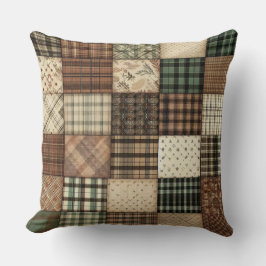 Cozy Plaid Patchwork Kussen