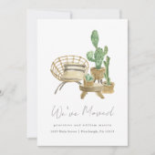 Cozy Planten New Home Moving Aankondiging (Voorkant)