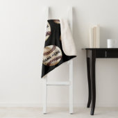 Cozy Plush Sherpa Baseball Blanket, gepersonalisee Sherpa Deken (In situ)