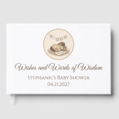 Cozy Pony Shower Guest Book Gastenboek (Voorkant)