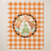 Cozy Pumpkin Buffalo Pset Gnome Sherpa Blanket Deken (Voorkant)