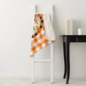 Cozy Pumpkin Buffalo Pset Gnome Sherpa Blanket Deken (In situ)