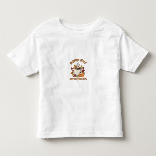 Cozy Pumpkin Spice & Everything Nice T-Shirt - Aut (Voorkant)