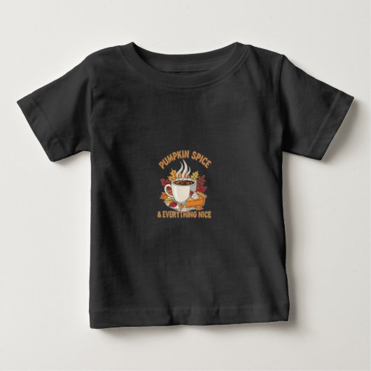 Cozy Pumpkin Spice & Everything Nice T-Shirt - Aut (Voorkant)