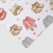 Cozy Pyjama Boho Babyshower Patroon Tissuepapier (Detail)