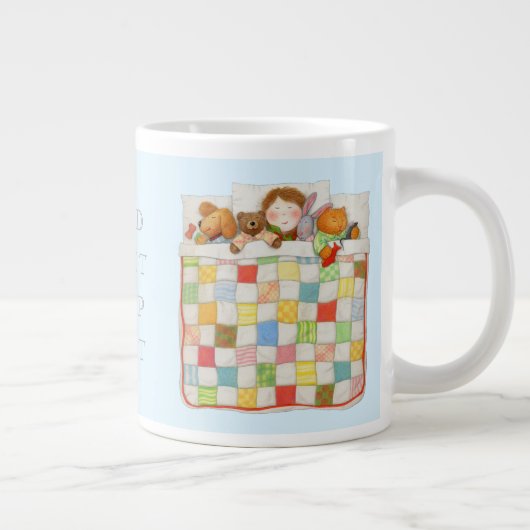 COZY QUILT Big Mok - Blauw (Rechts)