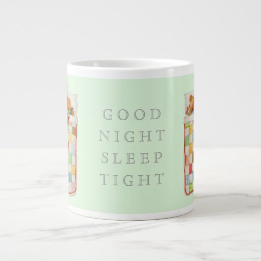 COZY QUILT Big Mok - groen (Voorkant)