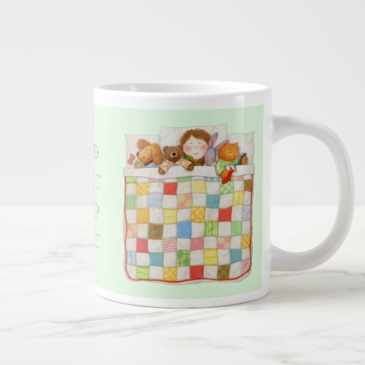 COZY QUILT Big Mok - groen (Rechts)