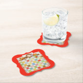 COZY QUILT Houder Papier Onderzetters - Rood (Insitu)
