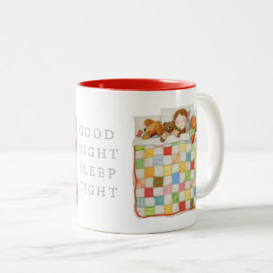 COZY QUILT Red Two-Tone Mok