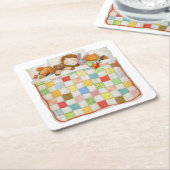 COZY QUILT Square Paper Onderzetters (Schuin)