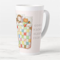 COZY QUILT Tall Caca Mok - Roze