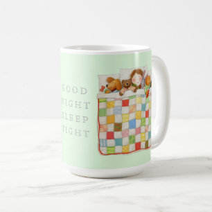 COZY QUILT Tall White Mok + Green
