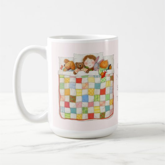 COZY QUILT Tall White Mok + Roze (Links)