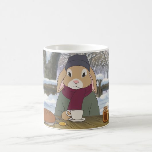 Cozy Rabbit Tea Mok (Center)