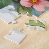 Cozy Rabbits Huddled with Valentine Balloon Legpuzzel (Zijkant)