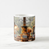 Cozy Rainy Day Squirrel Teacher Appreciation Mug Koffiemok (Center)