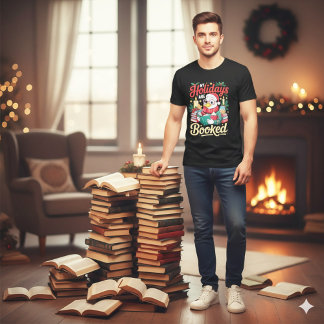 Cozy Reading Duck Holiday Season Book Lover T-shirt