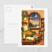 Cozy Reading Nook Briefkaart (Voorkant / Achterkant)