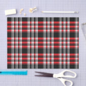 Cozy Red, Black & White Stripe Pset Holiday Tissuepapier (Craft)