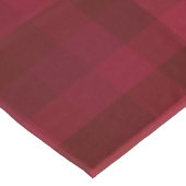 Cozy Red Plaid Check Pattern Rustic Farmhouse Tafelkleed (Gekanteld)