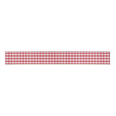 Cozy Red Plaid Rustic Christmas Cabin Grosgrain Lint (Voorkant)