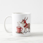 Cozy Reindeer Hot Cocoa Mug Koffiemok (Links)
