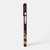 Cozy Retro Cafe View iPhone 16 Hoesje (Linkerkant)