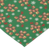 Cozy Roasted Chestnuts  And Snowflakes Winter Tafelkleed (Gekanteld)