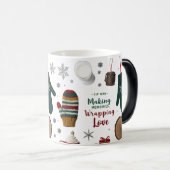 Cozy Rustic Knitted Mittens Holiday Magische Mok (Voorkant rechts)