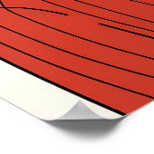 Cozy Saluki Coffee Illustration Poster (Hoek)