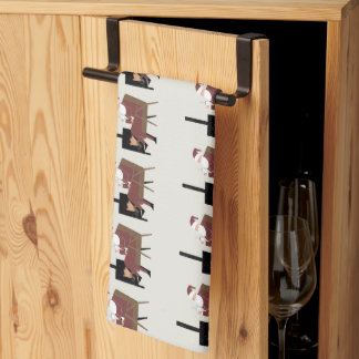 Cozy Santa Fireplace Pattern Decorative Kitchen To Theedoek