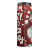 Cozy Santa Gnome Tumblr – Warm Holiday Gift Thermosbeker (Achterkant)
