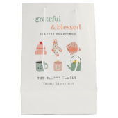 Cozy Scandi Winter Essential Seasons Greetings Medium Cadeauzakje (Achterkant)